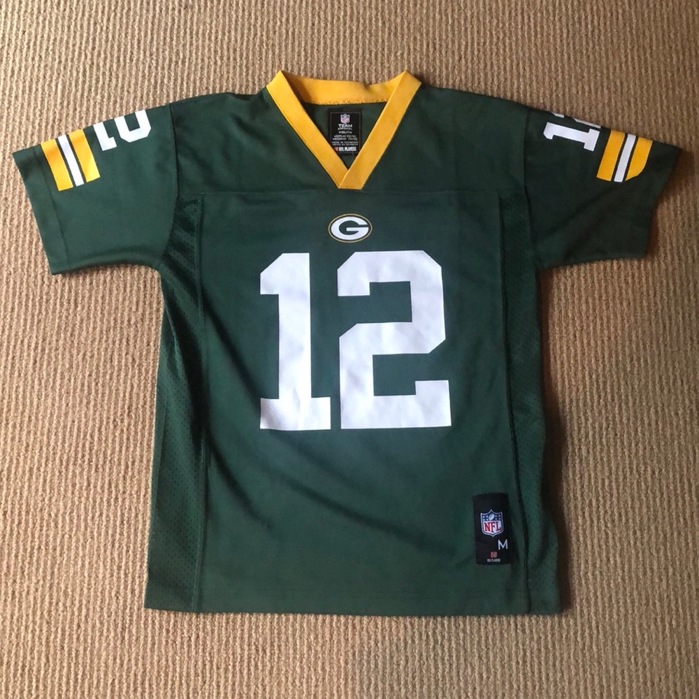 Youth M Green Bay Packers Aaron Rodgers Jersey
